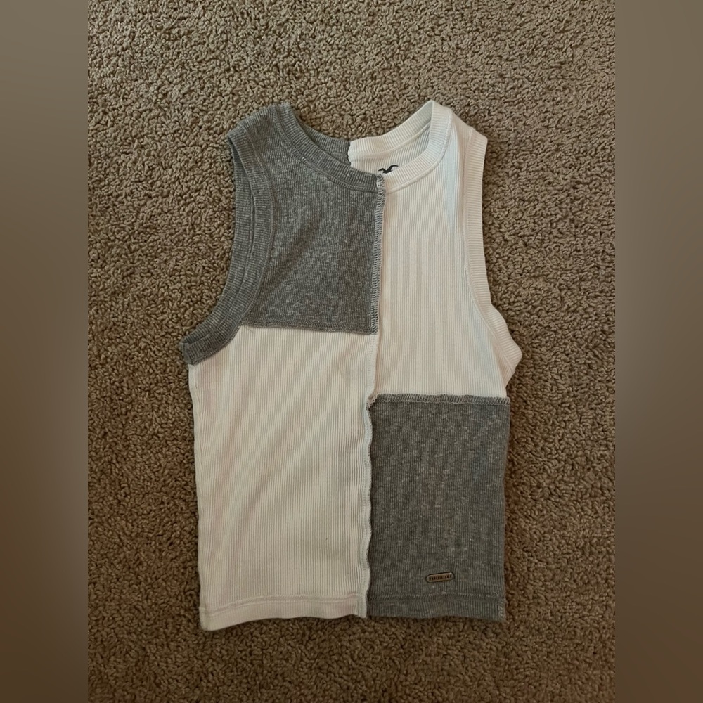 Hollister High Neck Color-block Tank